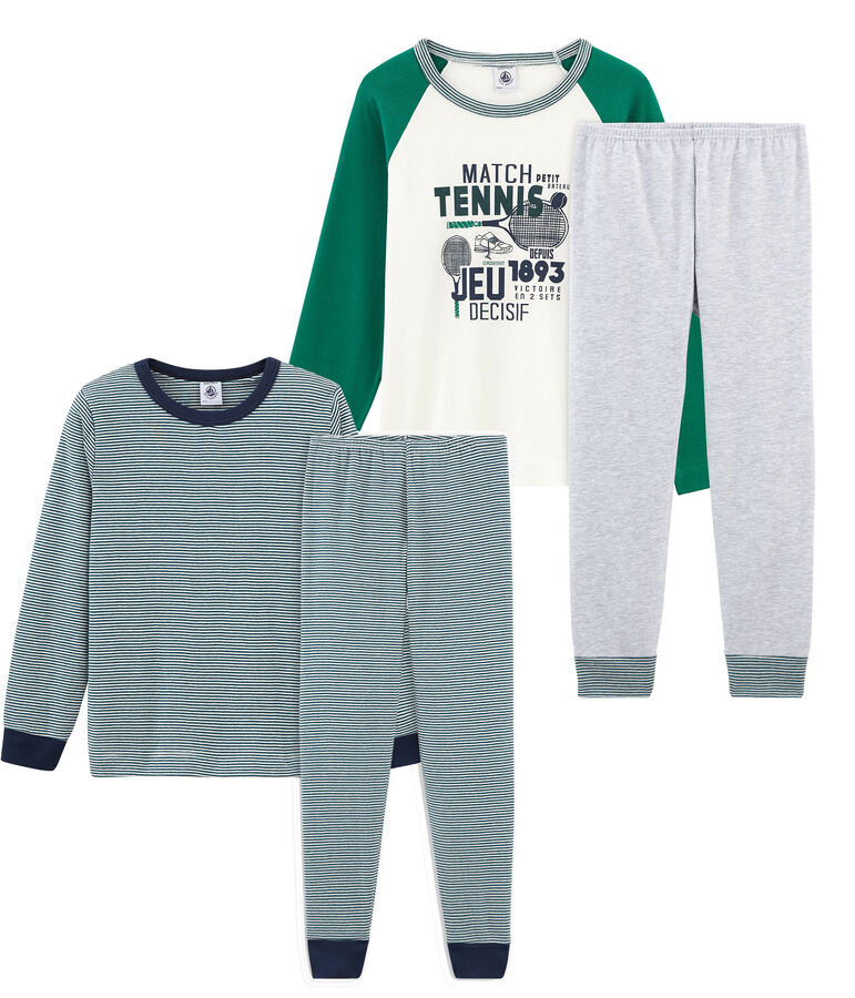 Set aus 2 Pyjamas f&uuml;r kleine Jungen vielfarbig
