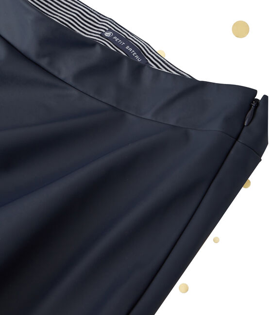 Damenrock Petit bateau x Marie-Agnès Gillot blau SMOKING