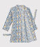 Morgenmantel aus Fleece MARSHMALLOW/ POLOCHON/ MULTICO