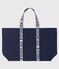 Cabas-Tasche blau SMOKING