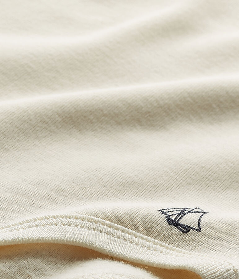 Baby-Jungen-Body mit Kragen weiss