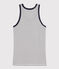 Damen-Tanktop L’Iconique aus gestreifter Baumwolle weiss MARSHMALLOW/blau SMOKING