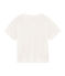 Kurzärmeliges Kinder-T-Shirt Mädchen weiss MARSHMALLOW