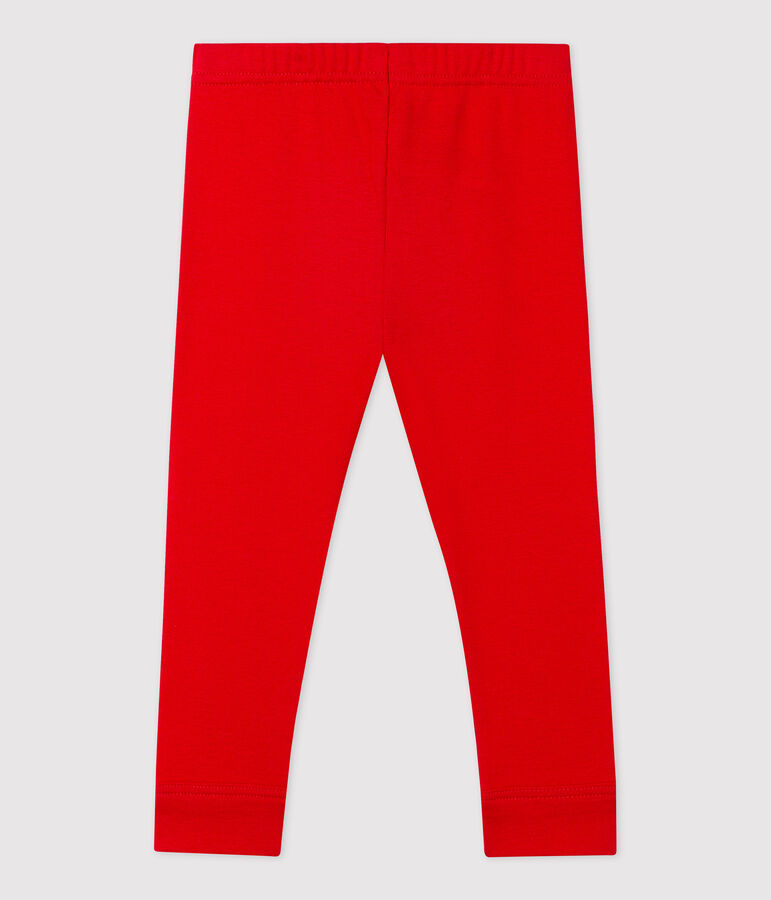 Baby-Leggings aus Bio-Baumwolle rot PEPS