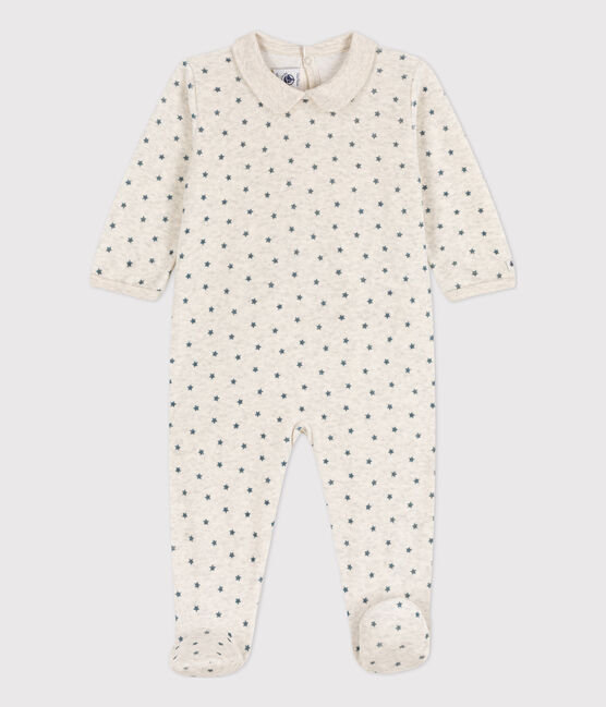 Baby-Strampler aus Nicki mit Sternenmuster MONTELIMAR/ DUCKY