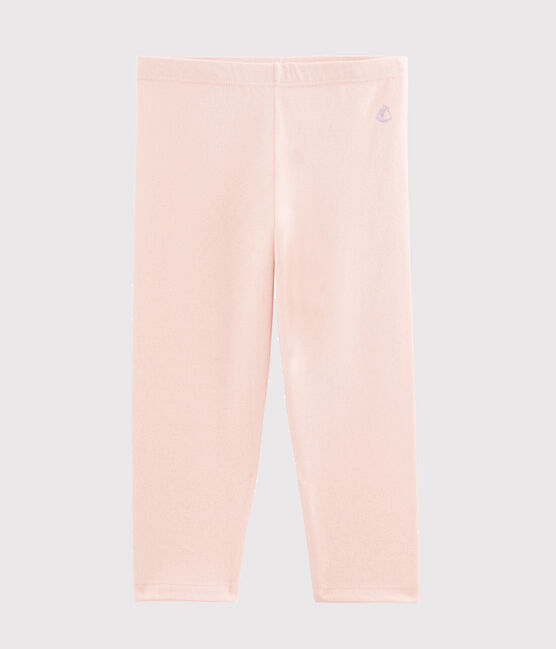 Kinder-Leggings aus Jersey mit Lycra für Mädchen rosa MINOIS