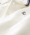 Baby-polo-kurzoverall jungen weiss MARSHMALLOW