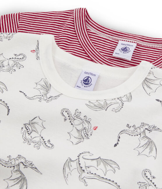 2er-Set kurzärmlige T-Shirts für kleine Jungen variante 1