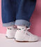 2er-Set Baby-Socken aus Baumwolle mit Streifen und Blumenmuster vielfarbig