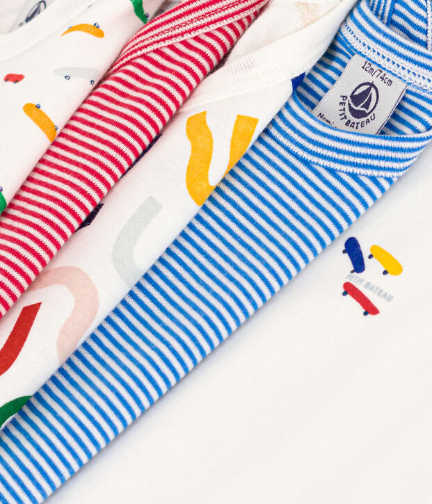 Set aus 5 &auml;rmellosen Baby-Bodys Skate aus Baumwolle vielfarbig