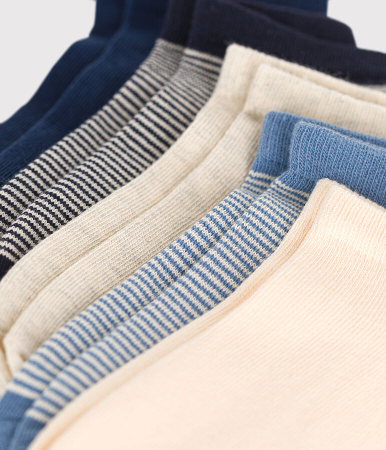 5er-Set Kinder-Socken aus Baumwolle mit Ringelstreifen vielfarbig