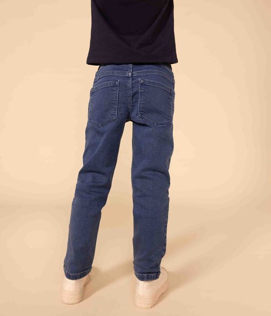 Kinderhose aus Denim in Regular-Fit-Passform für Jungen blau BLEU DELAVE