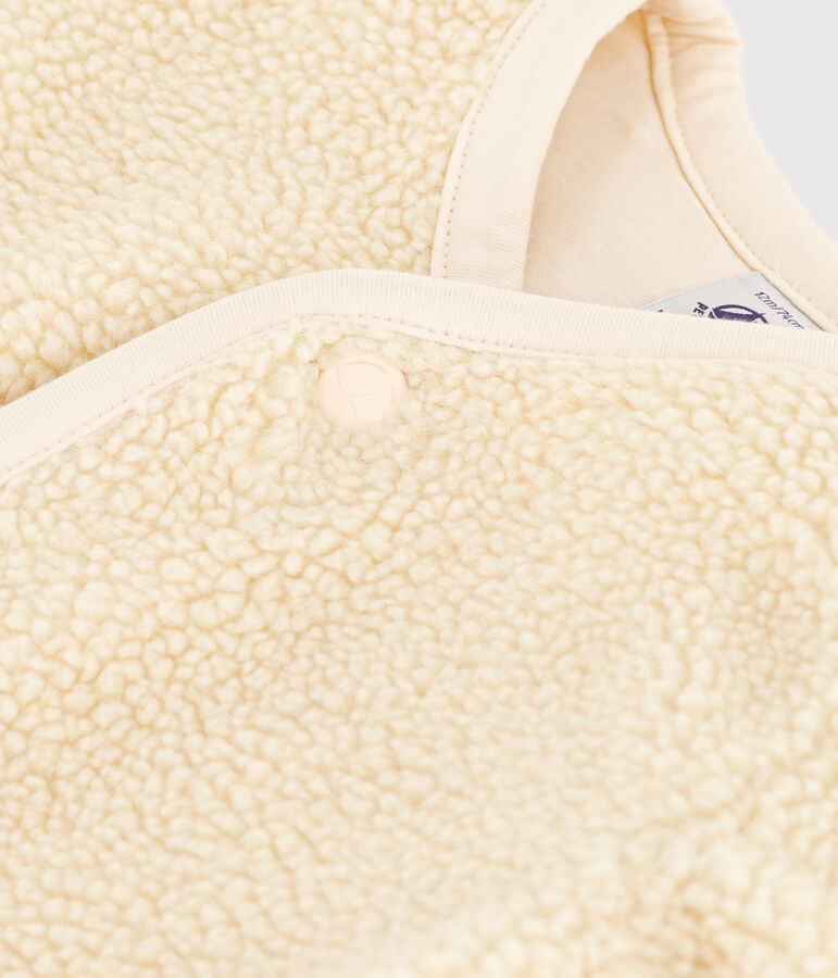 Baby-Jacke aus Sherpa naturfarben