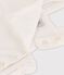 Kurze Baby-Latzhose aus Leinen weiss ECUME