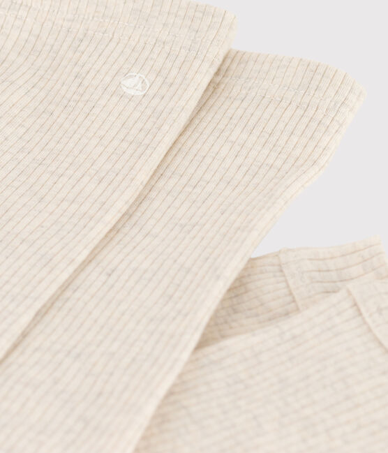 Baby-Leggings aus Rippstrick beige MONTELIMAR CHINE
