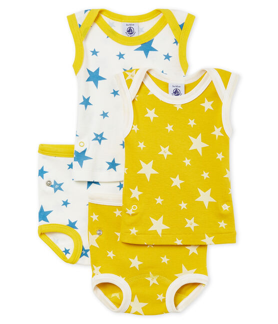 Duo 2-in-1-Baby-Höschenbodys für Jungen variante 1