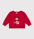 Baby-Sweatshirt aus Molton