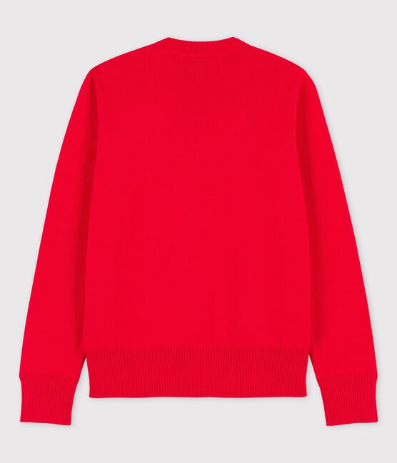 Marinepullover aus Baumwolle für Damen rot PEPS