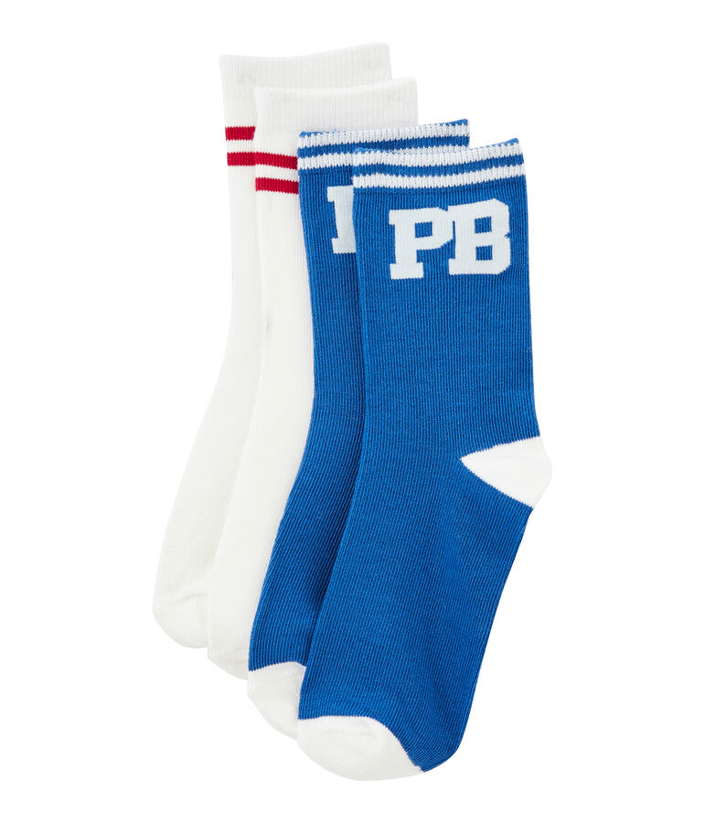 Set aus zwei Paar Kinderstr&uuml;mpfen f&uuml;r Jungen variante 1