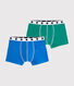 2er-Set Boxershorts aus Bio-Baumwolle und Elastan f&uuml;r Jungen
