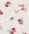 Babyschlafsack aus Baumwolle mit Blumenmotiv TOG-Wert 1 weiss/vielfarbig