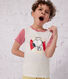 Kurzpyjama Petit Bateau X Snoopy aus Baumwolle