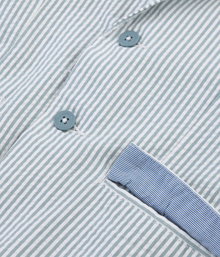 Kinderjacke Jungen blau/weiss