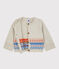 Baby-Cardigan aus Jacquard-Strick mit Wollanteil. beige MONTELIMAR CHINE
