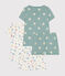 Kurze Kinder-Pyjamas aus Baumwolle im 2er-Set variante 1