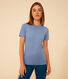 T-Shirt L’ICONIQUE aus Baumwolle mit rundem Ausschnitt für Damen