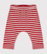 Gestreifte Baby-Hose aus Doppeljersey
