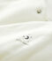 Baby-Schlafsack aus Bio-Baumwoll-Velours mit Häschen-Motiv weiss MARSHMALLOW