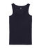 Damen-Top aus Leinen blau SMOKING