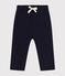 Baby-Hose aus Molton blau SMOKING