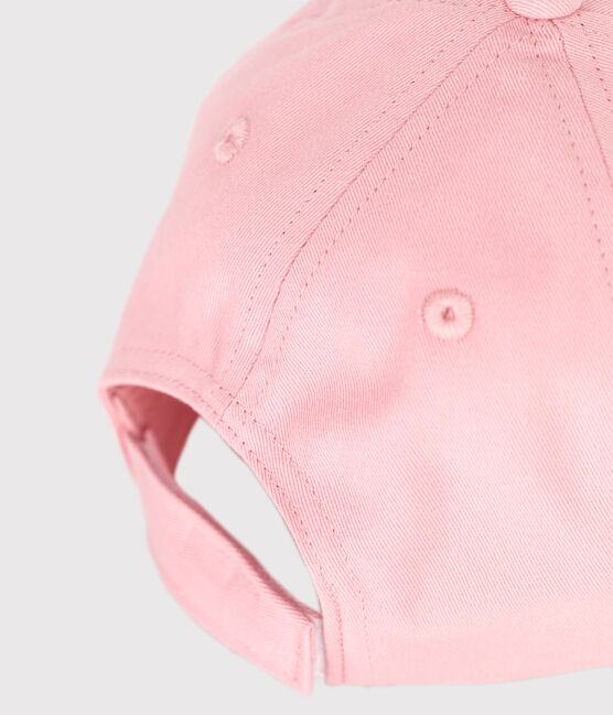 Rosa Kinder-Bootsmütze aus Baumwolle für Mädchen rosa CHARME