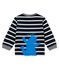 Langärmeliges Baby-T-Shirt für Jungen blau SMOKING/weiss MARSHMALLOW