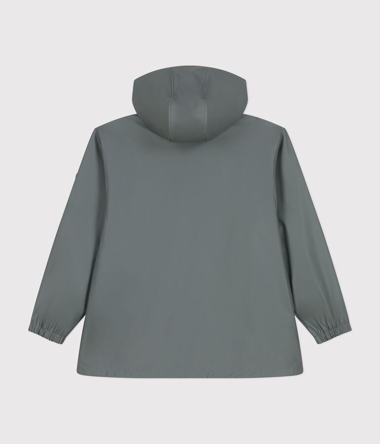 Damen-Regenjacke mit Kapuze gr&uuml;n THUYA