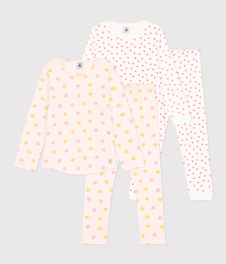 2er-Set Kinderpyjamas aus Baumwolle mit Panther und P&uuml;nktchen vielfarbig