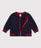 Baby-Teddy aus dichtem Jersey blau SMOKING