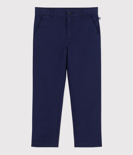 Kinder-Hose aus Chino für Jungen blau MEDIEVAL