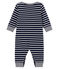 Baby-Langoverall für Jungen mit Streifen blau SMOKING/weiss MARSHMALLOW CN