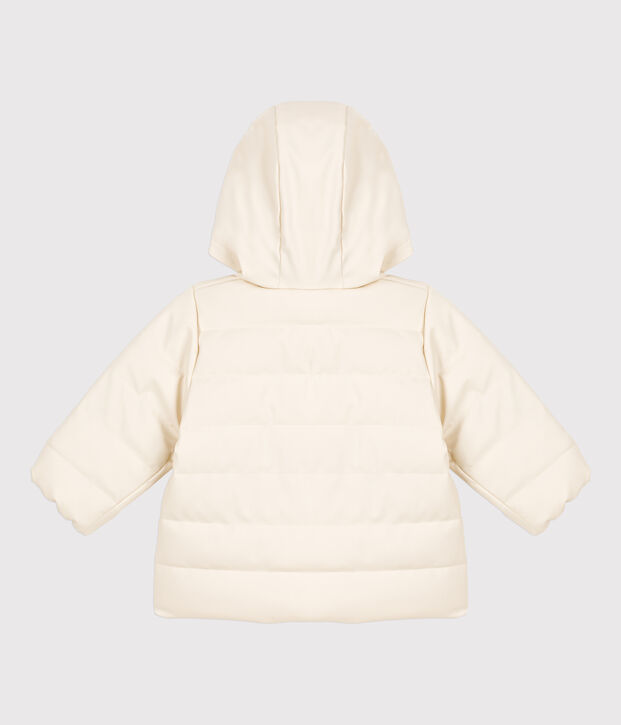 Recycelter Baby-Anorak naturfarben