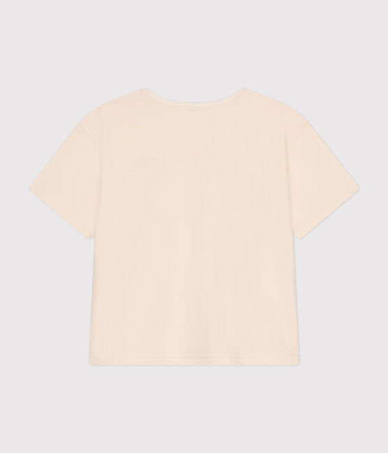 Damen-T-Shirt Le Boxy aus Baumwolle naturfarben AVALANCHE