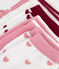 5er-Set Baby-Socken mit Herz-Motiv variante 1