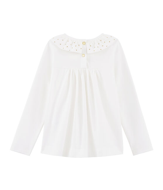 Kinderbluse für Mädchen weiss MARSHMALLOW