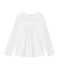Kinderbluse für Mädchen weiss MARSHMALLOW
