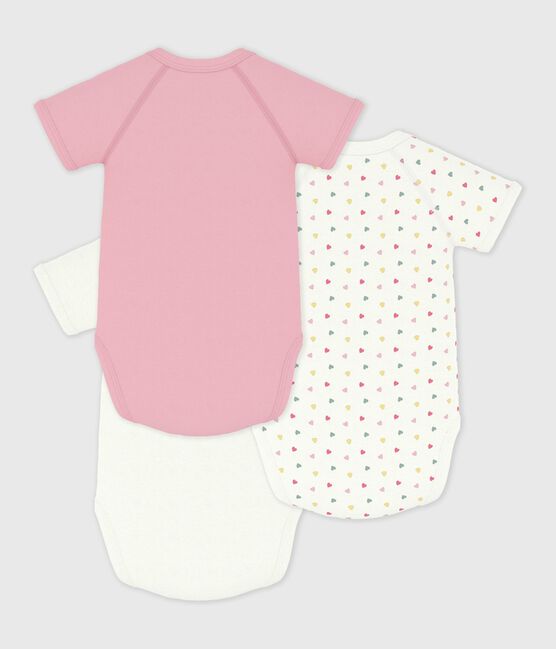 Set kurzärmeliger Wickelbodys aus bedruckter Baumwolle variante 1