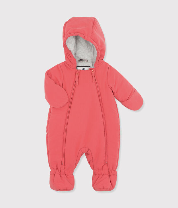 Baby-Schneeanzug aus Mikrofaser M&auml;dchen/Jungen rosa