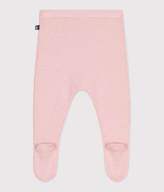Baby-Hose aus Woll- und Baumwollstrick rosa JOLI