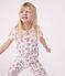 Kinder Capri-Pyjama aus Baumwolle mit Blumenmuster rosa FLEUR/weiss MULTICO